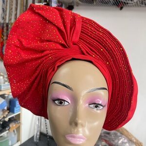 African auto gele headwrap headwear headdress
